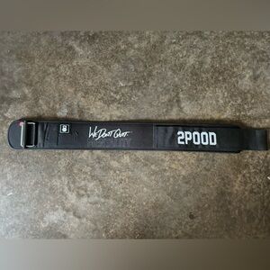 2POOD Black Weightlifting Belt